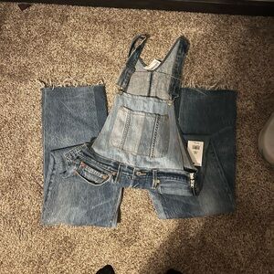 Levi re/done brand overalls